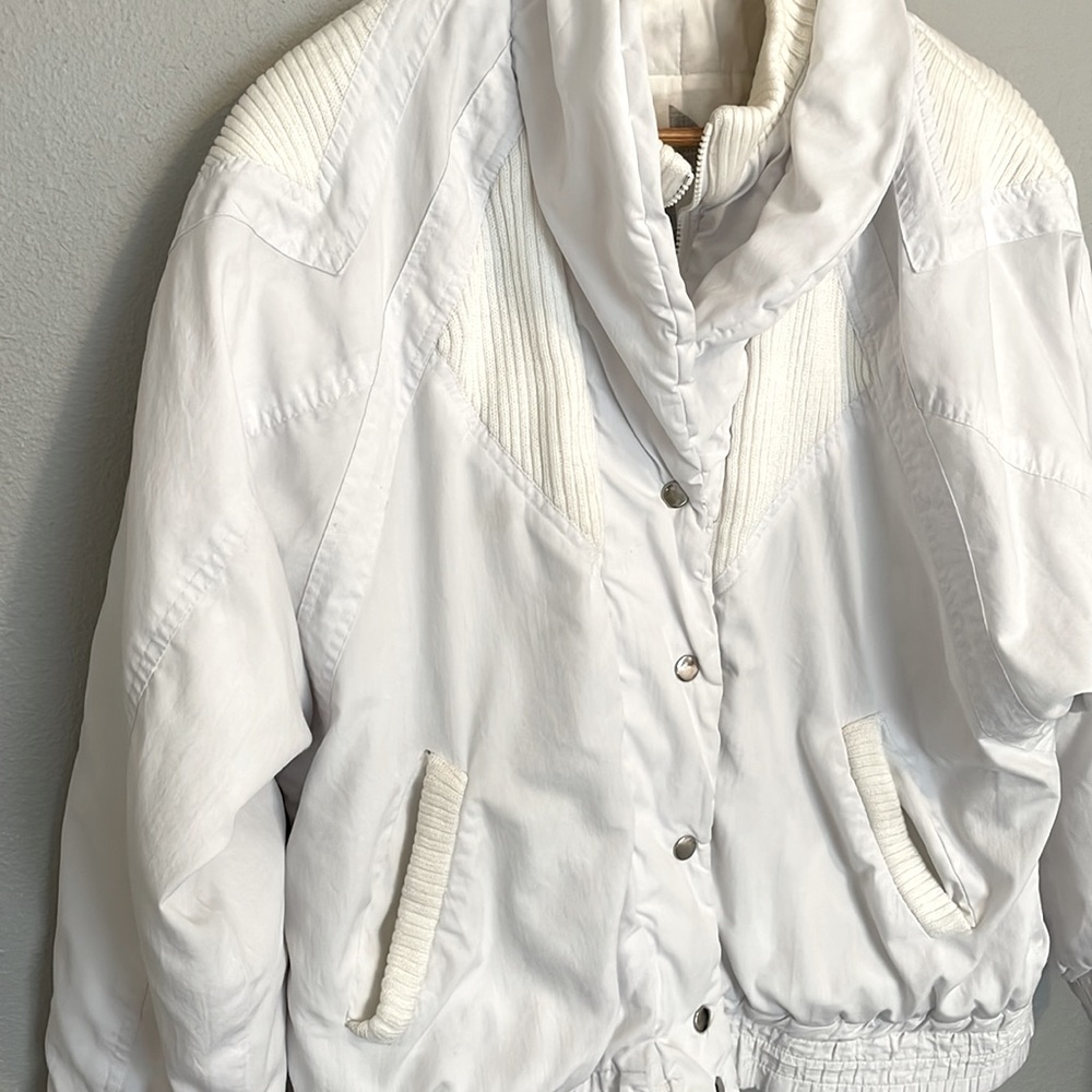 Clipper Bay white puffer jacket